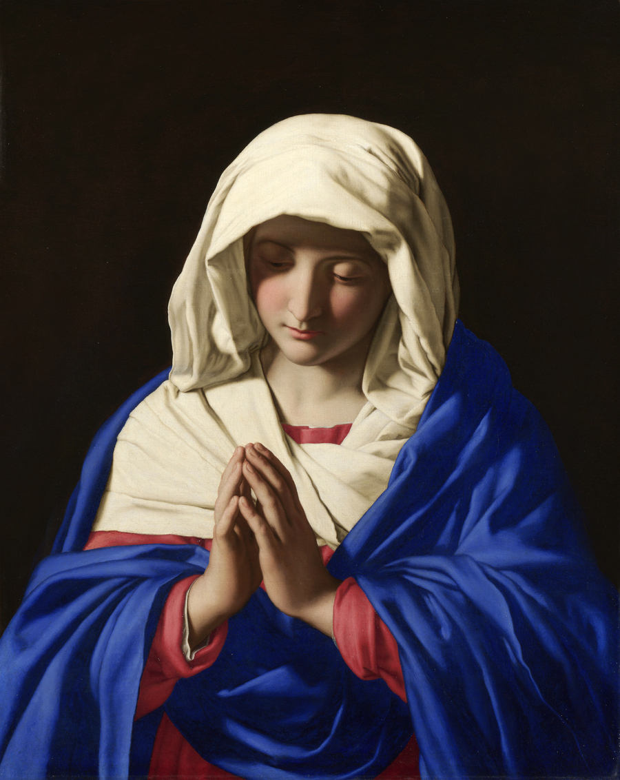 Gratia Plena &mdash; capa, Madonna de Sassoferrato